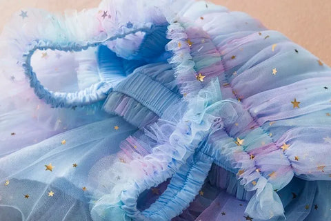 Colorful Tulle Dress for Toddler Girls