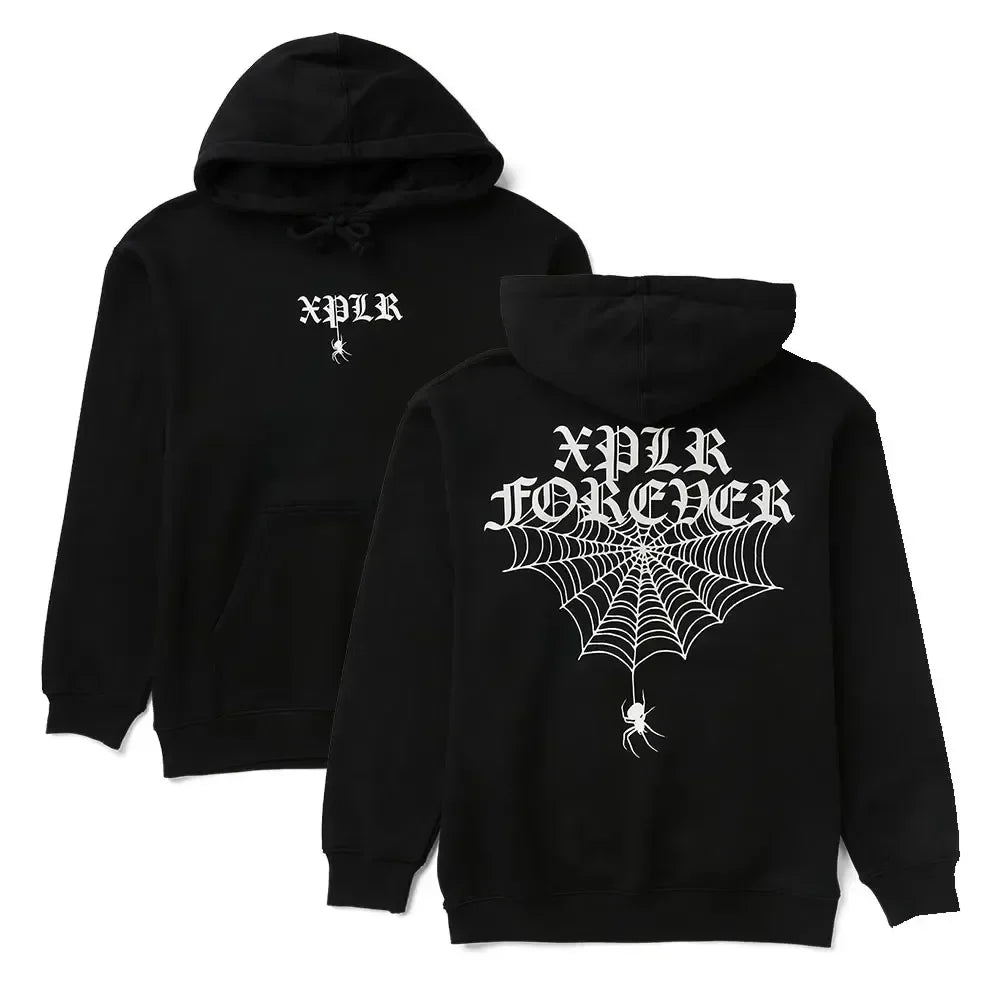 Unisex Fall XPLR Hell Week Spider Hoodie Pullover - washunova